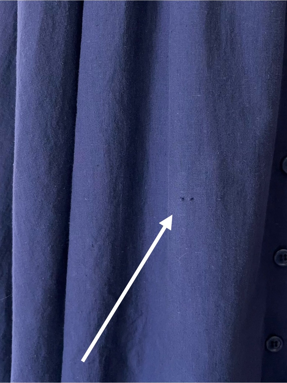 Ralph Lauren Deep Navy Button-Front Midi Skirt - Picture 12 of 16